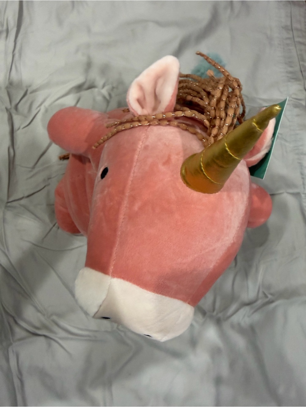 Pillowfort Pink Unicorn Plush with Gold Horn - Kids Accessories
